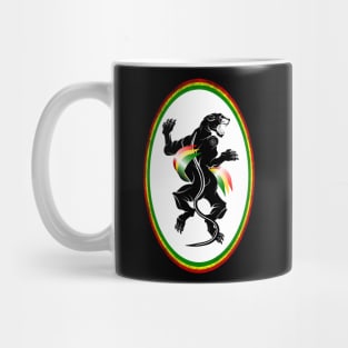 Panther Rastafarian Flag Mug